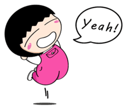 Hoomie Chan (eng.) sticker #6985652