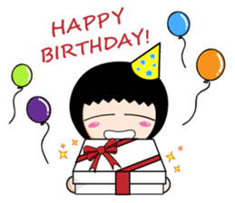 Hoomie Chan (eng.) sticker #6985676