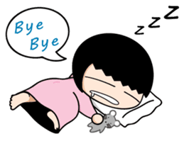 Hoomie Chan (eng.) sticker #6985680