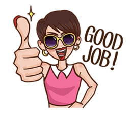 Sarah The Big City Girl sticker #6986128