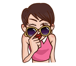 Sarah The Big City Girl sticker #6986129