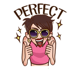 Sarah The Big City Girl sticker #6986131