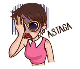 Sarah The Big City Girl sticker #6986133