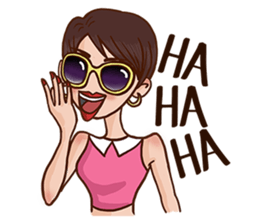 Sarah The Big City Girl sticker #6986134