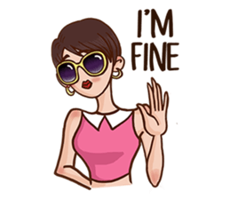 Sarah The Big City Girl sticker #6986135