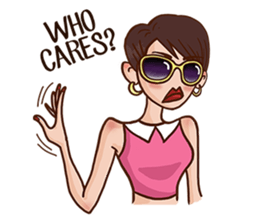 Sarah The Big City Girl sticker #6986138