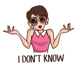 Sarah The Big City Girl sticker #6986139