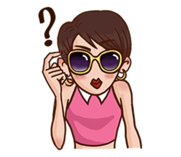 Sarah The Big City Girl sticker #6986140