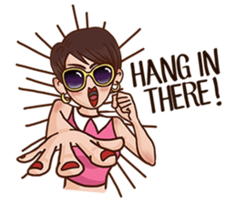 Sarah The Big City Girl sticker #6986143