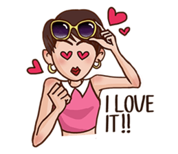 Sarah The Big City Girl sticker #6986147