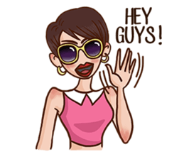 Sarah The Big City Girl sticker #6986149