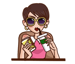 Sarah The Big City Girl sticker #6986151