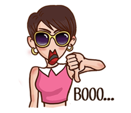 Sarah The Big City Girl sticker #6986152