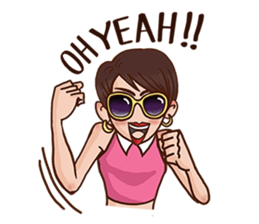 Sarah The Big City Girl sticker #6986153