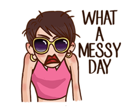 Sarah The Big City Girl sticker #6986163