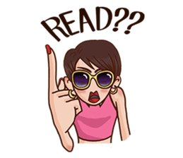 Sarah The Big City Girl sticker #6986165