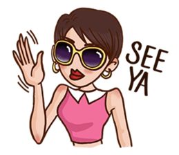 Sarah The Big City Girl sticker #6986166