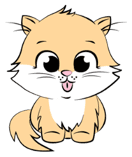 Cute kitten Moni. sticker #6986168