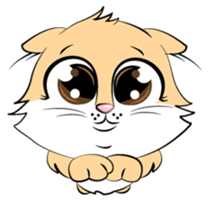 Cute kitten Moni. sticker #6986171