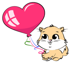Cute kitten Moni. sticker #6986174
