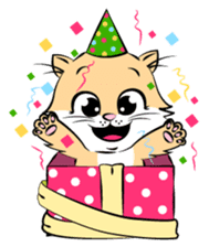 Cute kitten Moni. sticker #6986185