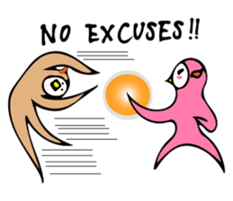 The life of a butcher bird sticker #6986477