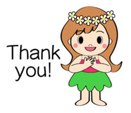 Everyday Greeting by Hawaiian Girl sticker #6986531