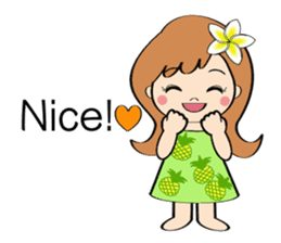 Everyday Greeting by Hawaiian Girl sticker #6986533
