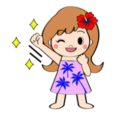 Everyday Greeting by Hawaiian Girl sticker #6986539