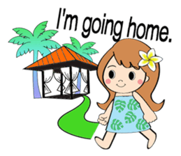 Everyday Greeting by Hawaiian Girl sticker #6986540