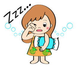 Everyday Greeting by Hawaiian Girl sticker #6986542