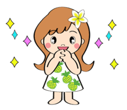 Everyday Greeting by Hawaiian Girl sticker #6986545