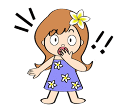 Everyday Greeting by Hawaiian Girl sticker #6986548