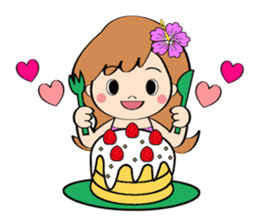 Everyday Greeting by Hawaiian Girl sticker #6986549