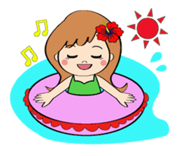 Everyday Greeting by Hawaiian Girl sticker #6986551