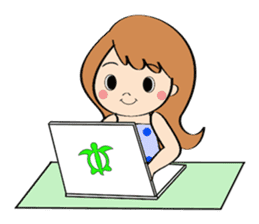 Everyday Greeting by Hawaiian Girl sticker #6986554