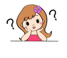 Everyday Greeting by Hawaiian Girl sticker #6986559