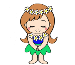Everyday Greeting by Hawaiian Girl sticker #6986566