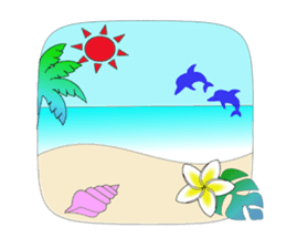 Everyday Greeting by Hawaiian Girl sticker #6986567