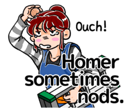 Daily life of Tamaki sticker #6986595