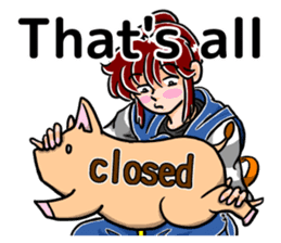 Daily life of Tamaki sticker #6986606