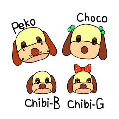 Daily lives of Peko and his friends