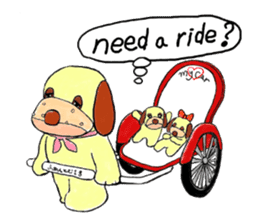 Daily lives of Peko and his friends sticker #6986611