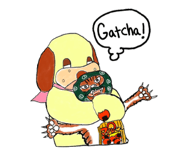 Daily lives of Peko and his friends sticker #6986625