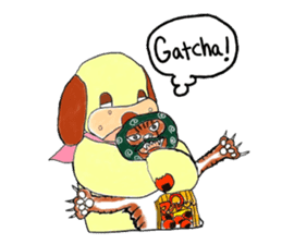 Daily lives of Peko and his friends sticker #6986625