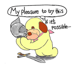 Daily lives of Peko and his friends sticker #6986626