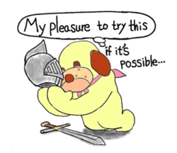 Daily lives of Peko and his friends sticker #6986626