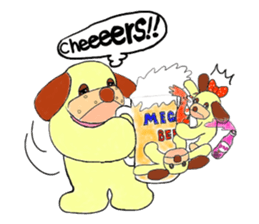 Daily lives of Peko and his friends sticker #6986634