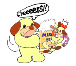 Daily lives of Peko and his friends sticker #6986634