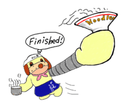 Daily lives of Peko and his friends sticker #6986644